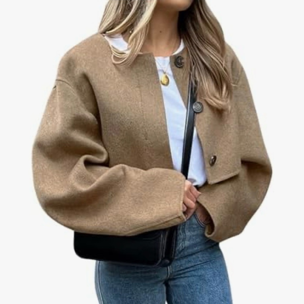 Chartou cropped jacket - Picture 2 of 2